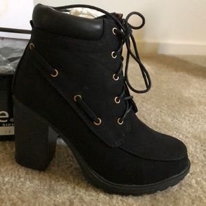 Ankle Booties/Shoes Block Heel